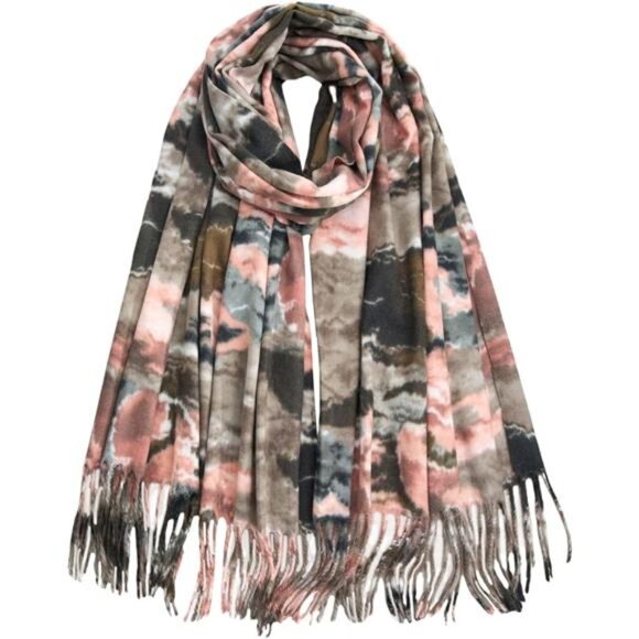 Colorful Pashmina Wraps For Women Soft Rave Scarf Shawl Blanket Spring - Picture 1 of 6